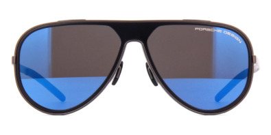 Kính mát (kính râm) Porsche Design 8684 A Gunmetal and Black Aviator Frames Blue Mirror Lenses chính hãng