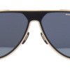 Porsche Design 8684 B Gold and Black Aviator Frames Grey Mirror Lenses 6 Kính mát (kính râm) Porsche Design 8684 B Gold and Black Aviator Frames Grey Mirror Lenses chính hãng