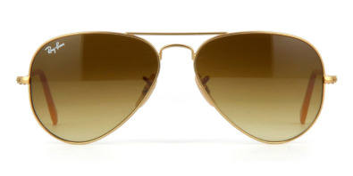 Kính mát (kính râm) Ray-Ban Aviator 3025 112/85 Gold/Dark Brown Gradient chính hãng