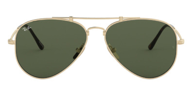 Kính mát (kính râm) Ray-Ban Aviator Gold Plated Titanium RB 8125 9136/58 chính hãng