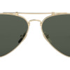 Kính mát (kính râm) Ray-Ban Aviator Gold Plated Titanium RB 8125M 9143 Polarised chính hãng