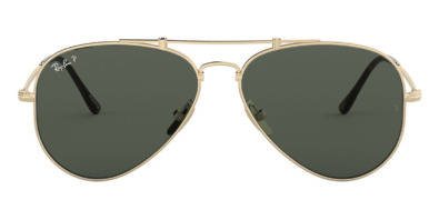Kính mát (kính râm) Ray-Ban Aviator Gold Plated Titanium RB 8125M 9143 Polarised chính hãng