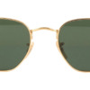 Kính mát (kính râm) Ray-Ban RB 3548N 001 Hexagonal Gold Flat Lenses chính hãng