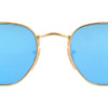 Kính mát (kính râm) Ray-Ban RB 3548N 001/9O Hexagonal Gold Flat Lens chính hãng
