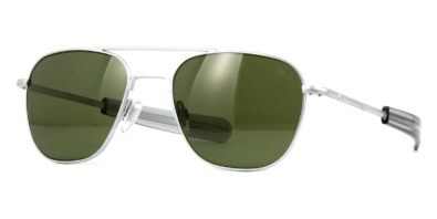 Kính râm American Optical Original Pilot C4 BT SM GNN Matte Silver chính hãng
