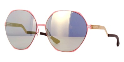 ic! berlin Ku Damm Rose Flamingo Grey and Light Yellow Mirror 4 Kính râm ic! berlin Ku Damm Rose Flamingo Grey and Light Yellow Mirror chính hãng
