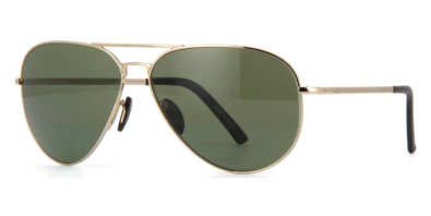 Kính râm Porsche Design 8508 A Gold Aviators Polarised Lenses chính hãng