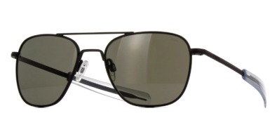 Kính râm Randolph Aviator Matte Black AF065 chính hãng