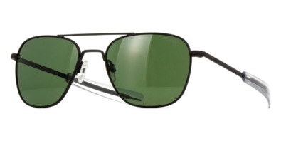 Kính râm Randolph Aviator Matte Black AF066 chính hãng