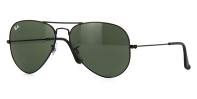 Kính râm Ray-Ban Aviator RB 3025 L2823 Black/Green chính hãng