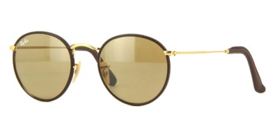 Kính râm Ray-Ban 3475Q 112/53 Leather Round chính hãng