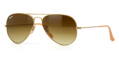 Kính râm Ray-Ban Aviator 3025 112/85 Gold/Dark Brown Gradient chính hãng